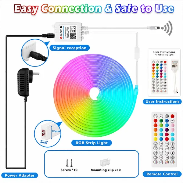 16_4_Feet_Magic_Neon_Strip_Light_App_Remote_Control_Music_Sync_Multi_Colour_Modes_Ideal_For_Gaming_Room_Wall_Decor_Magic_Neon_Rgb