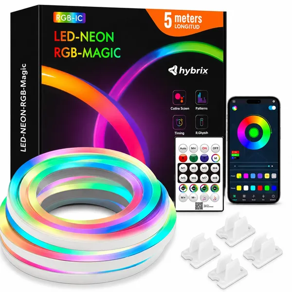 16_4_Feet_Led_Neon_Strip_Lights_Cuttable_Flexible_Ip65_Waterproof_5_Meter_For_Home_Bedroom_Party_Gaming_Room_Christmas_Diwali_Magic_Neon