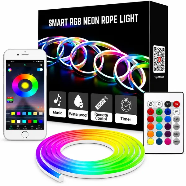 16_4_Feet_Led_Neon_Strip_Lights_With_12V_Adapter_Waterproof_Ip65_Silicone_Flexible_Rope_Light_For_Home_Wall_Decor_Neon_Lights_5_Meter_Magic_Neon_Rgb