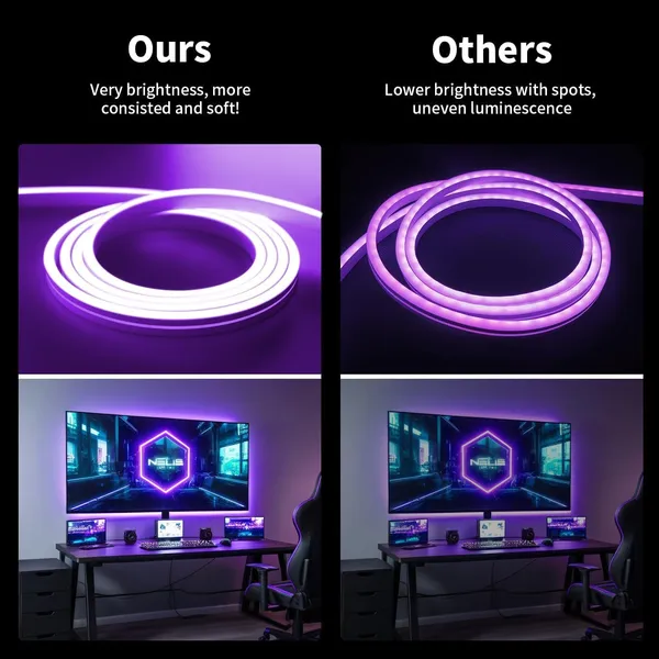 16_4_Feet_Led_Neon_Strip_Lights_12V_Adapter_Waterproof_Ip65_Silicone_Flexible_Rope_Light_For_Home_Decor_Led_Strip_Lights_Neon_Lights_Diy_Purple