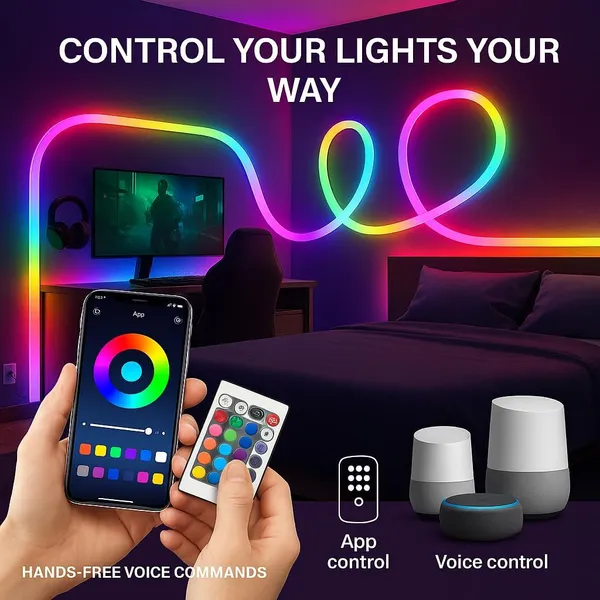 KAVYASHINE_16_4_Feet_Magic_Neon_Strip_Light_App_Remote_Control_Music_Sync_Multi_Colour_Modes_Ideal_For_Gaming_Room_Wall_Decor_Magic_Neon_Rgb