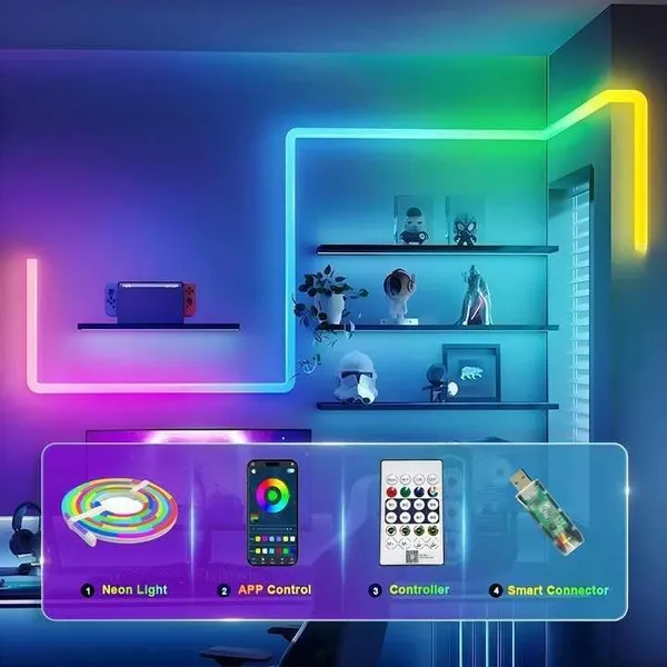 KAVYASHINE_16_4_Feet_Magic_Neon_Strip_Light_App_Remote_Control_Music_Sync_Multi_Colour_Modes_Ideal_For_Gaming_Room_Wall_Decor_Magic_Neon_Rgb