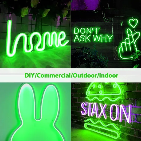 16_4_Feet_Led_Neon_Strip_Lights_Cuttable_Flexible_Ip65_Waterproof_5_Meter_For_Home_Bedroom_Party_Gaming_Room_Christmas_Diwali_Green
