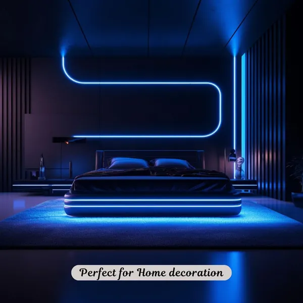 16_4_Feet_Led_Neon_Strip_Lights_Cuttable_Flexible_Ip65_Waterproof_5_Meter_For_Home_Bedroom_Party_Gaming_Room_Christmas_Diwali_Blue