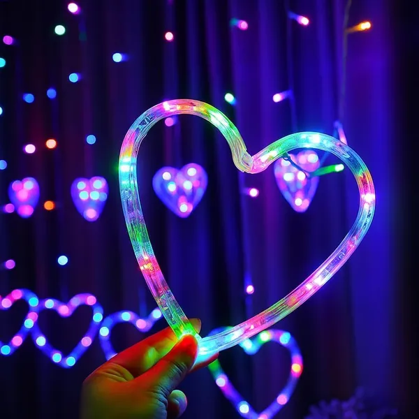 KAVYASHINE_100Led_Hanging_String_Lights_3_5M_Perfect_For_Home_Festival_Diwali_Christmas_Decoration_Party_Wedding_Heart_Multi