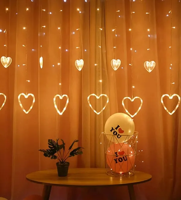 KAVYASHINE_100Led_Hanging_String_Lights_3_5M_Perfect_For_Home_Festival_Diwali_Christmas_Decoration_Party_Wedding_Heart_Ww