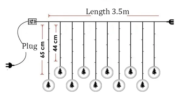 KAVYASHINE_100Led_Hanging_String_Lights_3_5M_Perfect_For_Home_Festival_Diwali_Christmas_Decoration_Party_Wedding_10_Ring_Multi