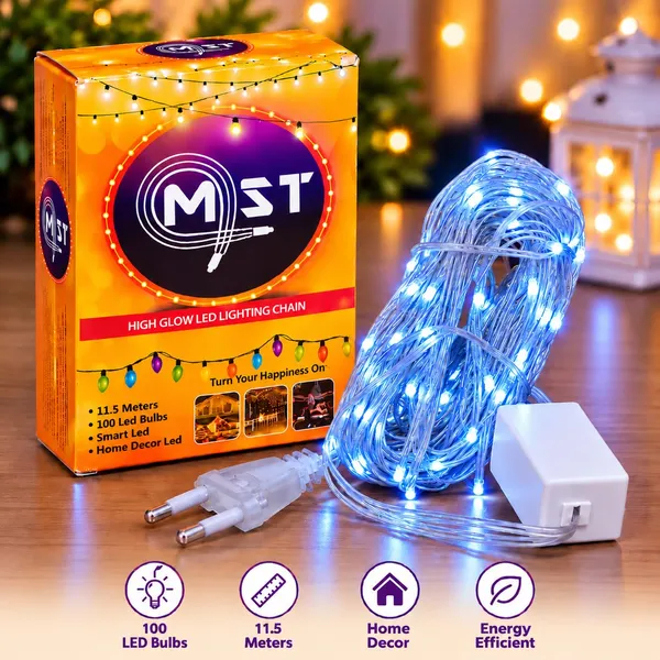 KAVYASHINE_Led_String_Lights_For_Home_Decoration_Festival_Diwali_Wedding_Party_And_Bedroom_Decoration_Blue_2