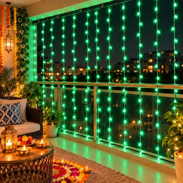 KAVYASHINE_Led_String_Lights_For_Home_Decoration_Festival_Diwali_Wedding_Party_And_Bedroom_Decoration_Green_2