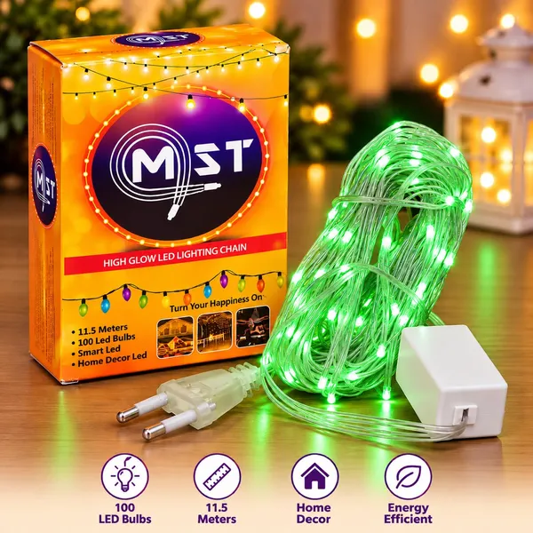 KAVYASHINE_Led_String_Lights_For_Home_Decoration_Festival_Diwali_Wedding_Party_And_Bedroom_Decoration_Green_2