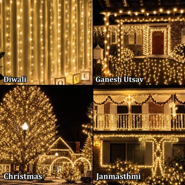 KAVYASHINE_Led_String_Lights_For_Home_Decoration_Festival_Diwali_Wedding_Party_And_Bedroom_Decoration_Warm_White_2