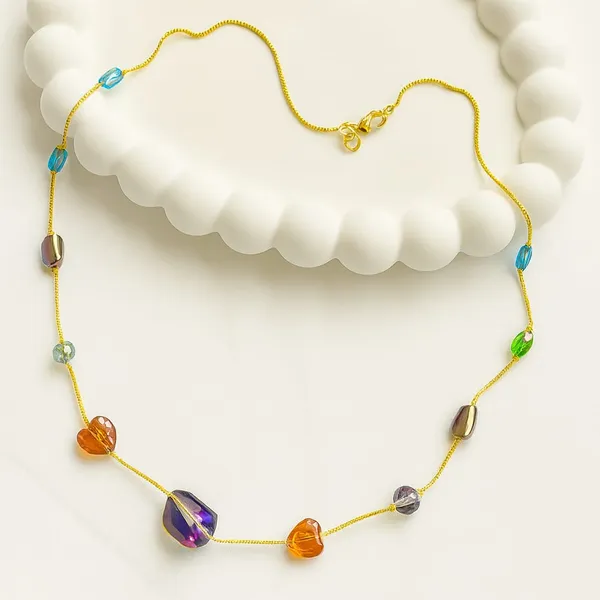 Fabllery_Premium_Multicolor_Crystal_Beads_Necklace_For_Daily_Wear