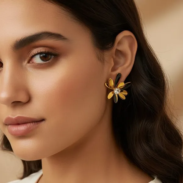 Fabllery_Anti_Tarnish_Floral_Gold_Finish_Stud_Earrings_With_Crystal_Center