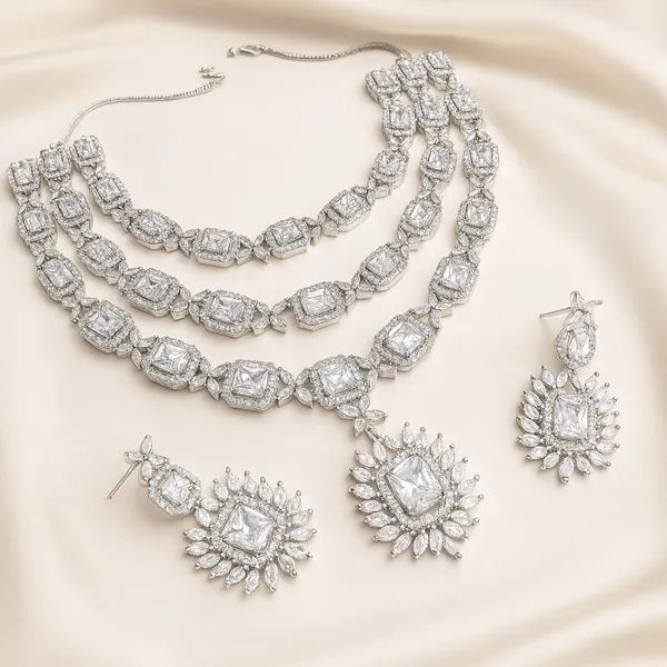 Fabllery_Elegant_Anti_Tarnish_Artificial_Diamond_Necklace_Set_Luxury_Jewelry_Collection