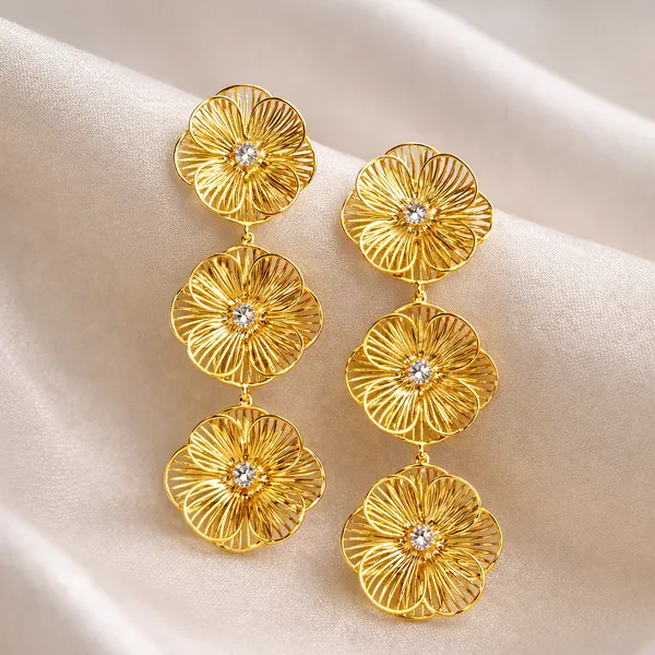 Fabllery_Premium_Anti_Tarnish_Floral_Dangle_Earrings_Gold_Plated_Earrings_For_Women