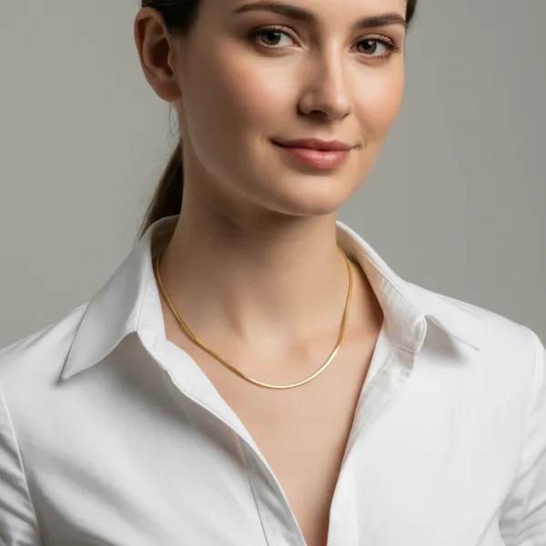 Fabllery_Minimal_Gold_Snake_Chain_Necklace_For_Women_Anti_Tarnish