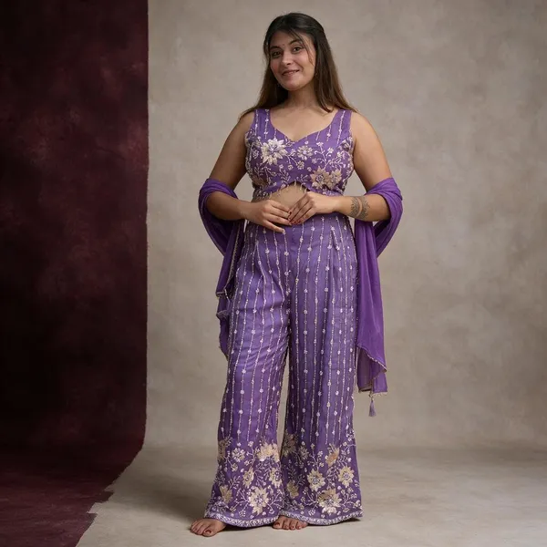 Purple_Embroidered_Sharara_Set_For_Women