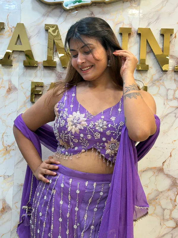 Purple_Embroidered_Sharara_Set_For_Women