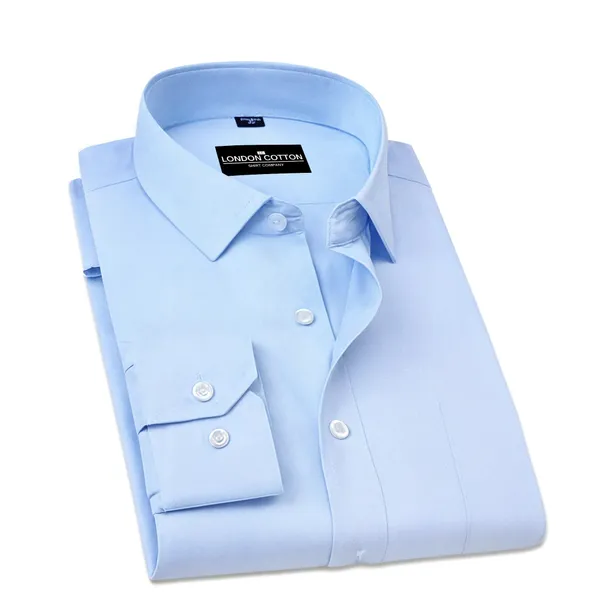 Plain_Cotton_Casual_Shirt_For_Man_Sky_Blue