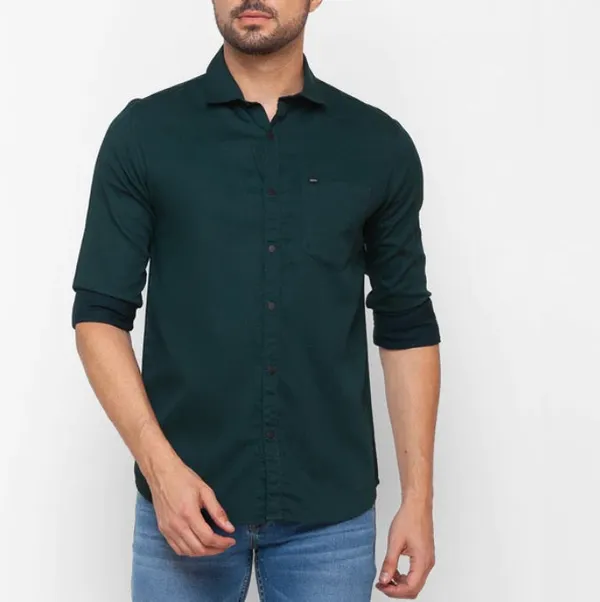 Premium_Cotton_Blend_Solid_Shirts_Bottle_Green