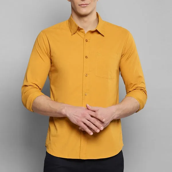 Premium_Cotton_Blend_Solid_Shirts_Mustard