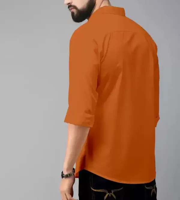 Premium_Cotton_Blend_Solid_Shirts_Orange