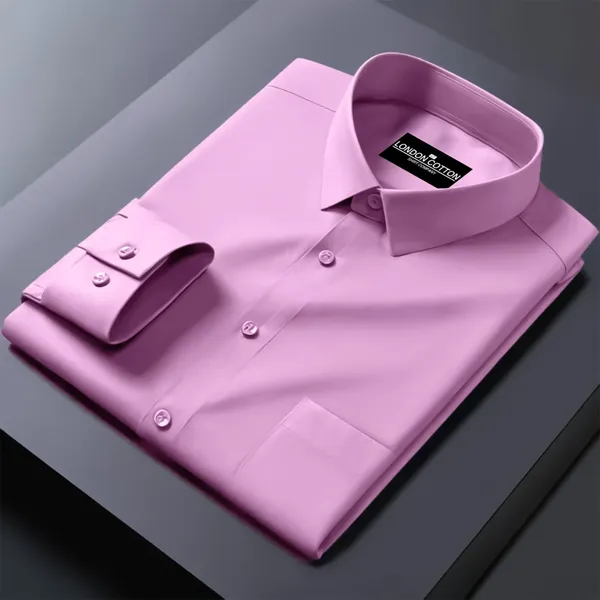Premium_Cotton_Solid_Shirt_For_Man_Rose_Gold