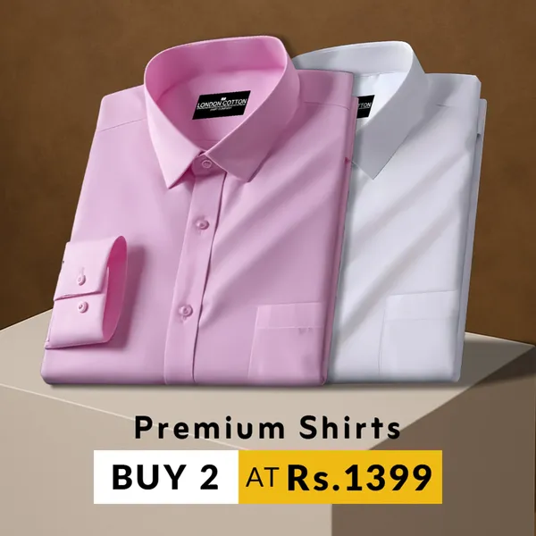 Pack_Of_2_Premium_Cotton_Solid_Shirt_For_Man_Light_Pink_White