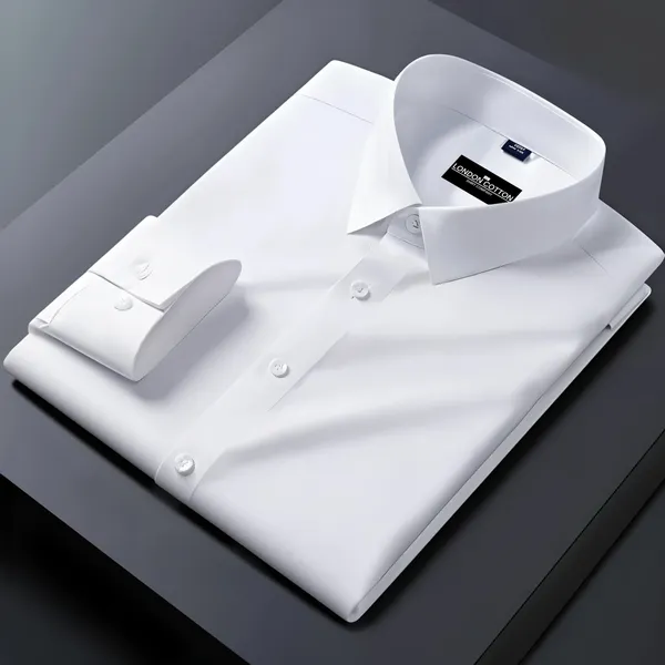 Pack_Of_2_Premium_Cotton_Solid_Shirt_For_Man_Skin_White