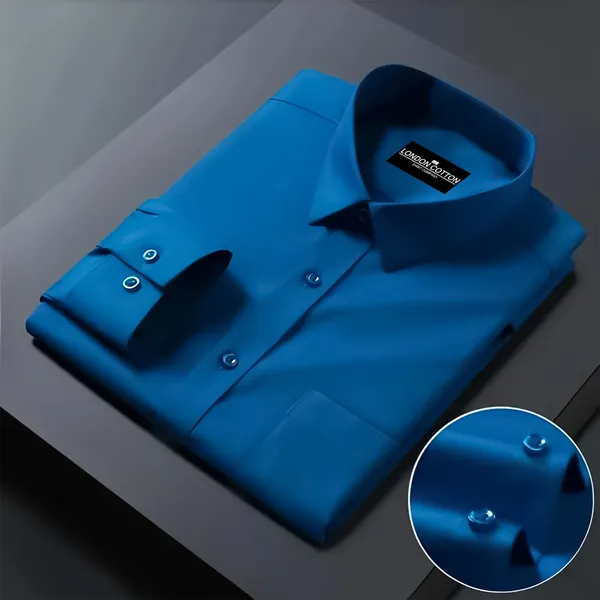 Pack_Of_2_Premium_Cotton_Solid_Shirt_For_Man_Royal_Blue_New_Pista