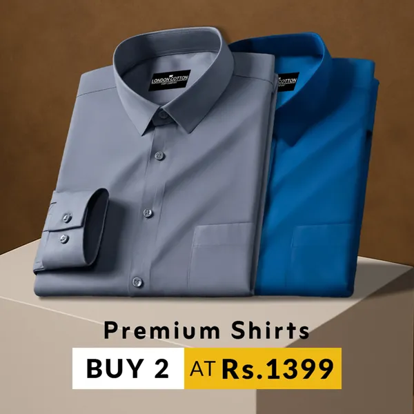 Pack_Of_2_Premium_Cotton_Solid_Shirt_For_Man_Dark_Grey_Royal_Blue