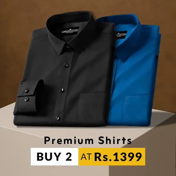 Pack_Of_2_Premium_Cotton_Solid_Shirt_For_Man_Black_Royal_Blue