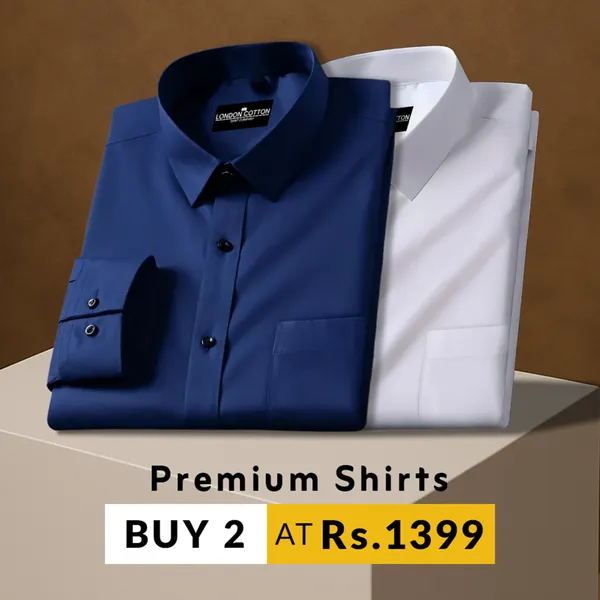 Pack_Of_2_Premium_Cotton_Solid_Shirt_For_Man_Navy_Blue_White