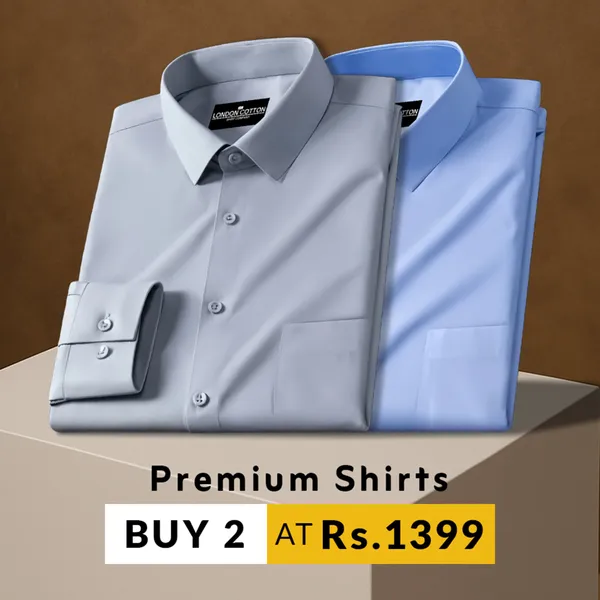 Pack_Of_2_Premium_Cotton_Solid_Shirt_For_Man_Silver_Sky_Blue