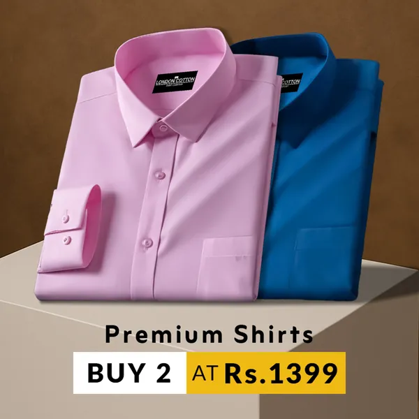 Pack_Of_2_Premium_Cotton_Solid_Shirt_For_Man_Light_Pink_Royal_Blue