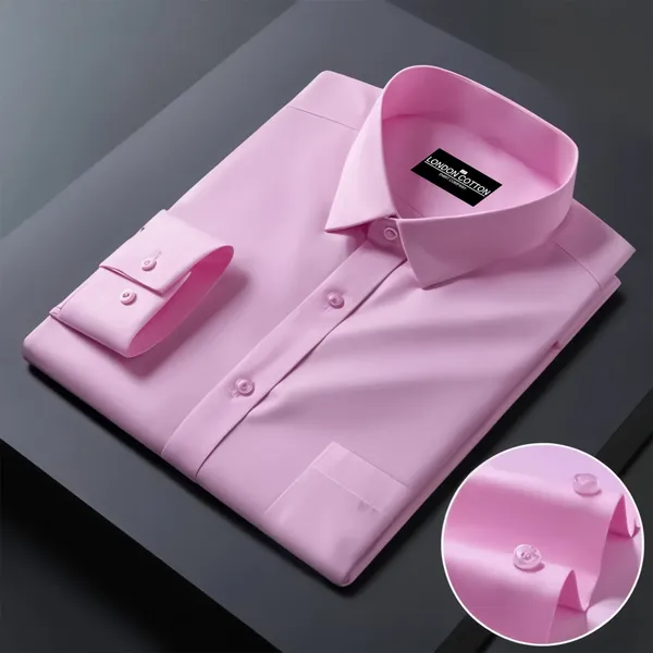 Pack_Of_2_Premium_Cotton_Solid_Shirt_For_Man_Silver_Light_Pink