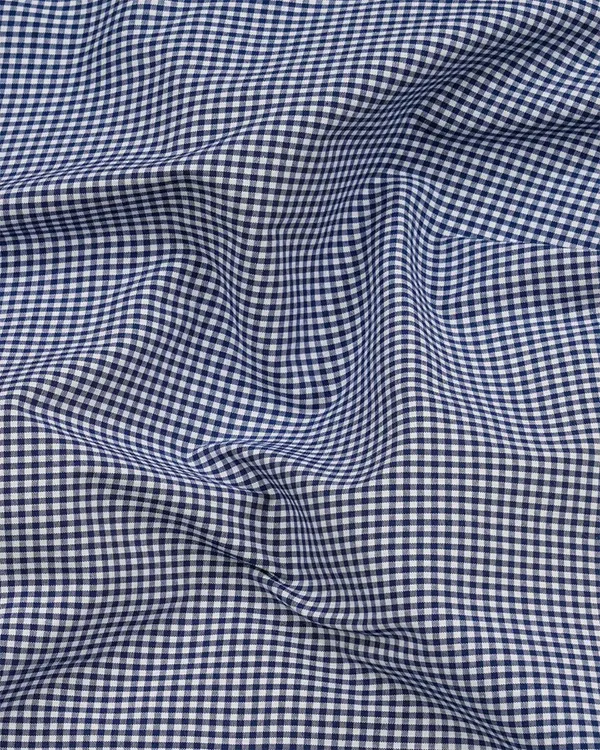 Navy_Blue_Check_Oxford_Premium_Cotton_Shirt_For_Men