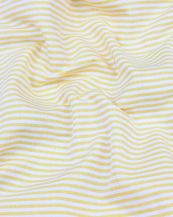 Yellow_Stripe_Oxford_Premium_Cotton_Shirt_For_Men