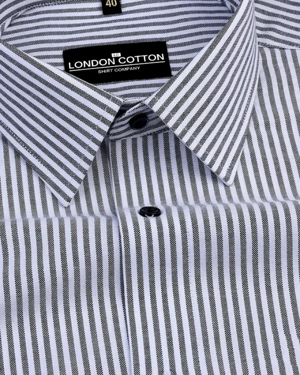 Black_Stripe_Oxford_Premium_Cotton_Shirt_For_Men