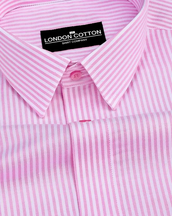 Light_Pink_Stripe_Oxford_Premium_Cotton_Shirt_For_Men