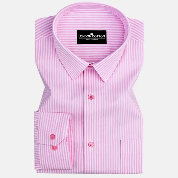 Light_Pink_Stripe_Oxford_Premium_Cotton_Shirt_For_Men