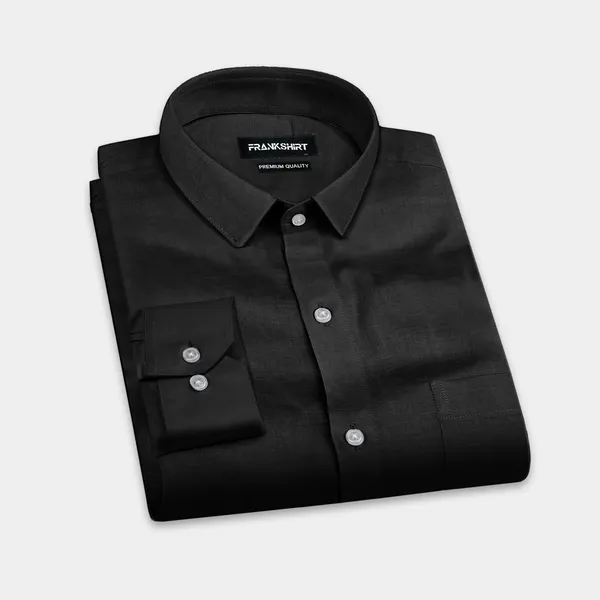 Black_Linen_Shirt_For_Man