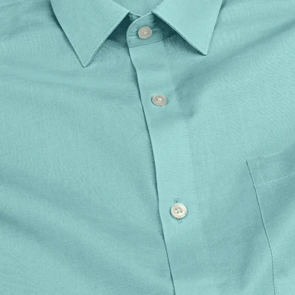 Green_Solid_Linen_Shirt_For_Man