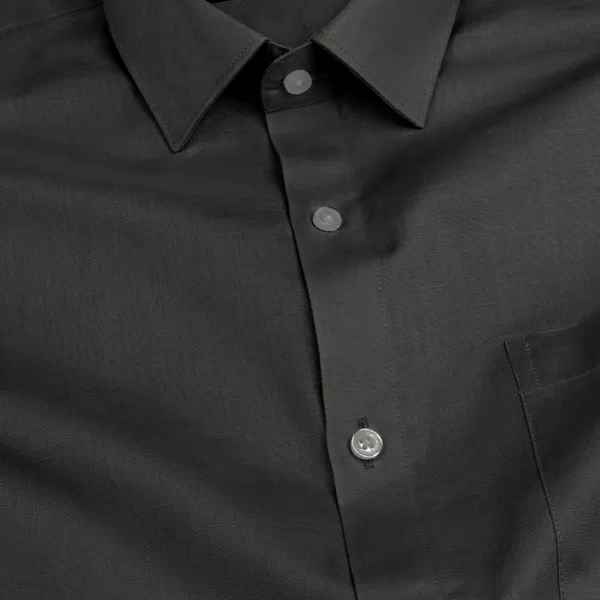 Dark_Grey_Solid_Linen_Shirt_For_Man