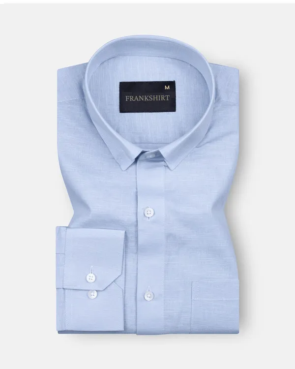 New_Linen_Shirt_For_Man_Sky_Blue