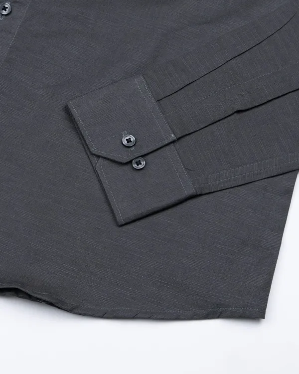 New_Linen_Shirt_For_Man_Black