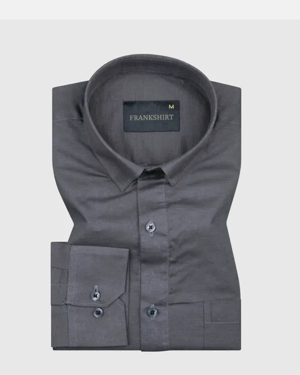 New_Linen_Shirt_For_Man_Dark_Grey