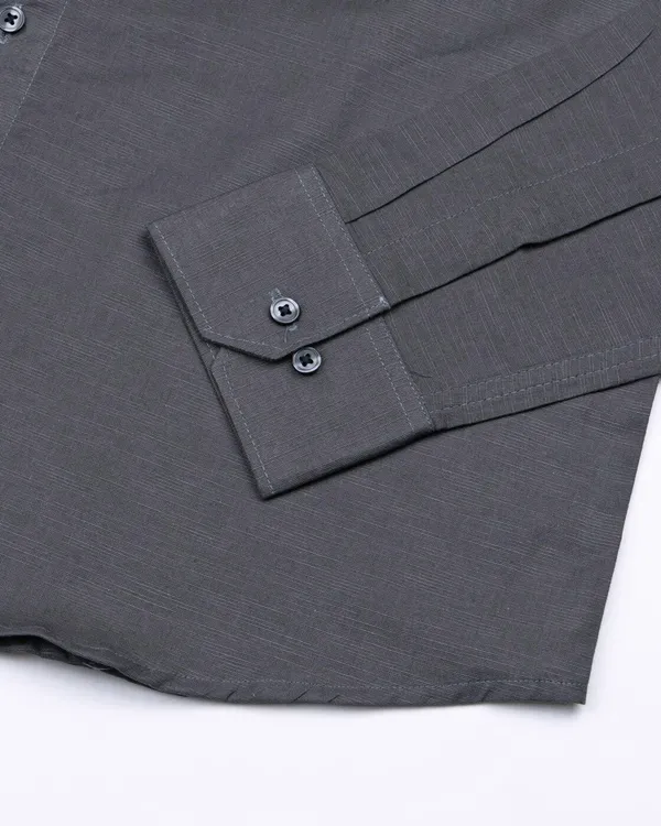 New_Linen_Shirt_For_Man_Dark_Grey