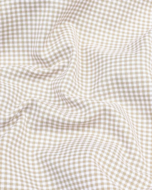 Cream_Check_Oxford_Premium_Cotton_Shirt_For_Men