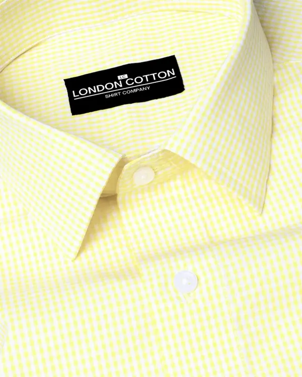 Lemon_Check_Oxford_Premium_Cotton_Shirt_For_Men